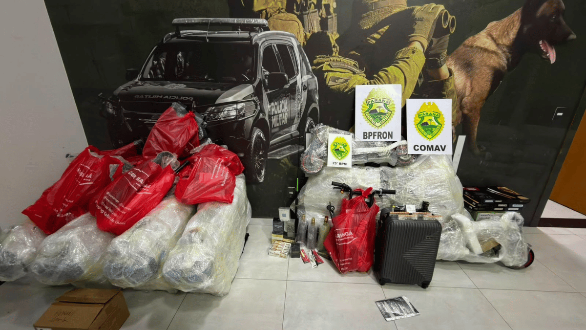 Operação apreende contrabando de R$ 39 mil na PR-323