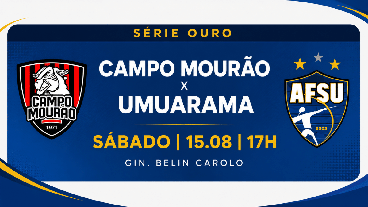 Umuarama Futsal encara o Campo Mourão neste sábado