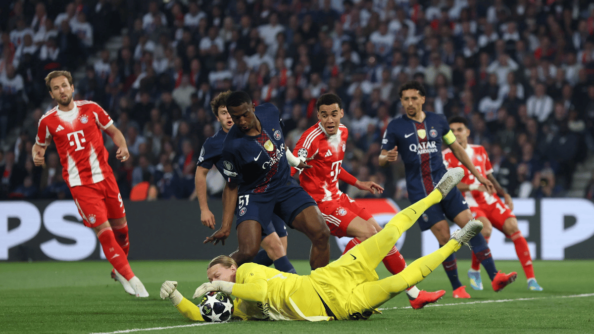 Futebol internacional: PSG empata no fim e Bayern goleia