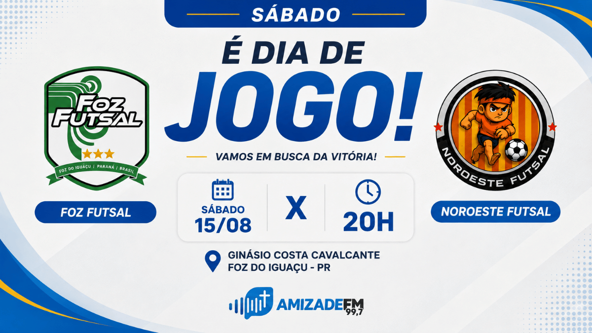 Noroeste Futsal pega o Foz fora de casa neste sábado