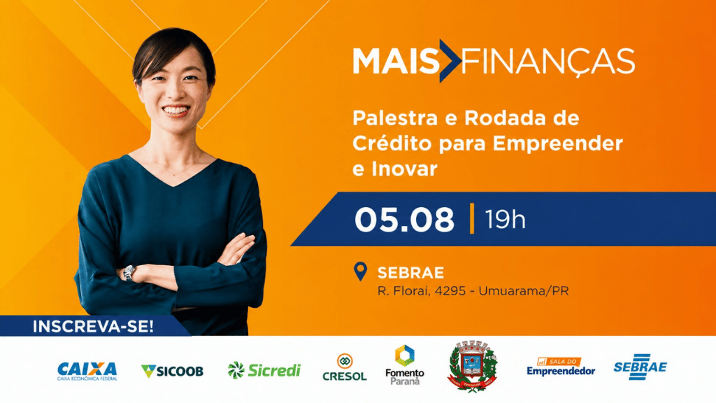 Empreendedores participam da Rodada de Crédito para Empreender e Inovar no Sebrae Umuarama.