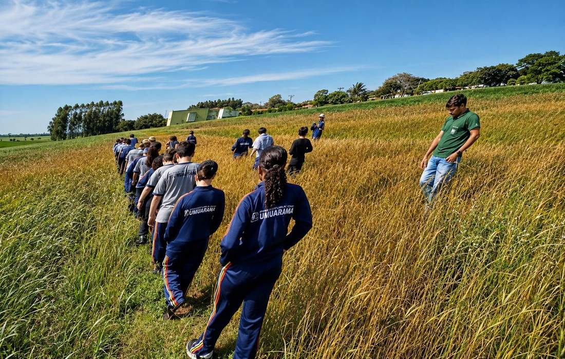 Colégio Agrícola de Umuarama recebe 93 alunos em visita