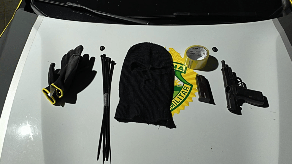 PM liberta idoso sequestrado e prende quatro suspeitos com pistola em Douradina