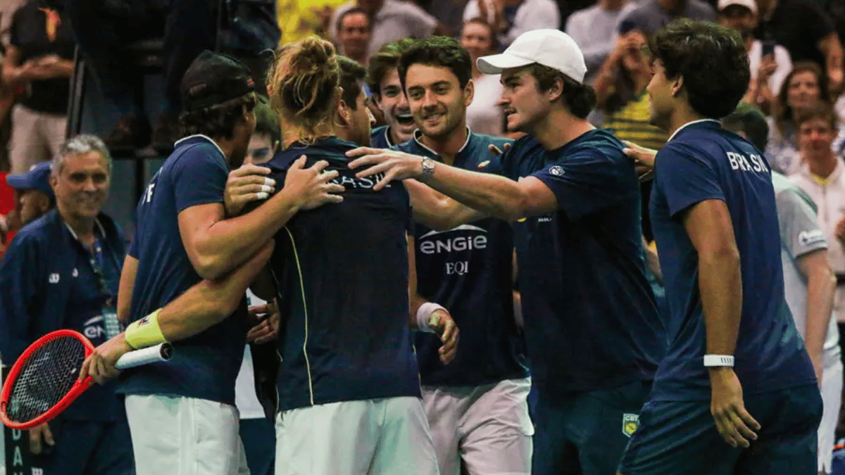 Brasil vence a Suíça por 3 a 0 e avança na Copa Davis