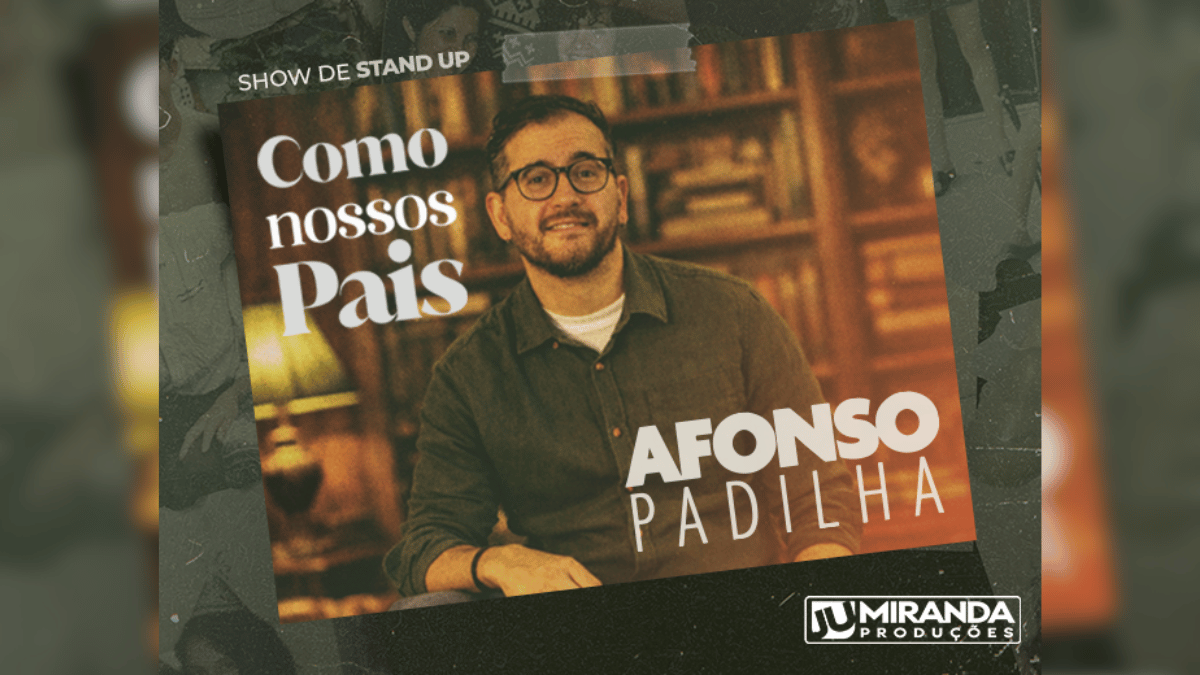 Afonso Padilha traz show de humor a Umuarama em outubro