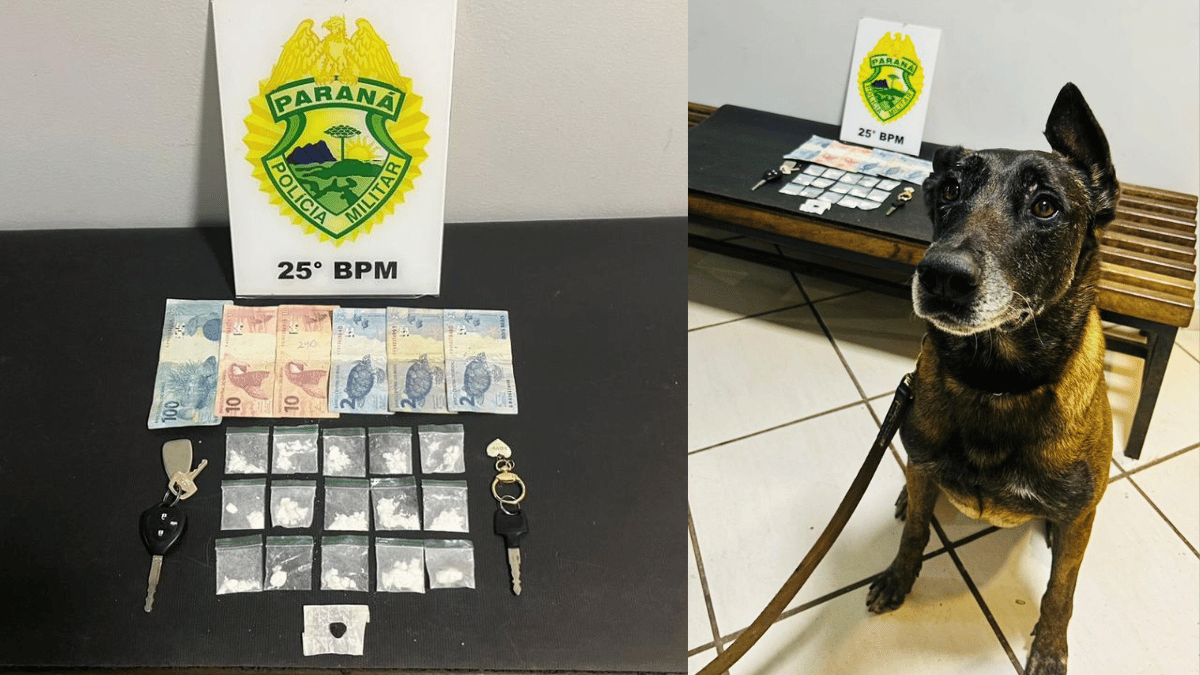 PM cumpre mandado e detém casal por tráfico em Umuarama