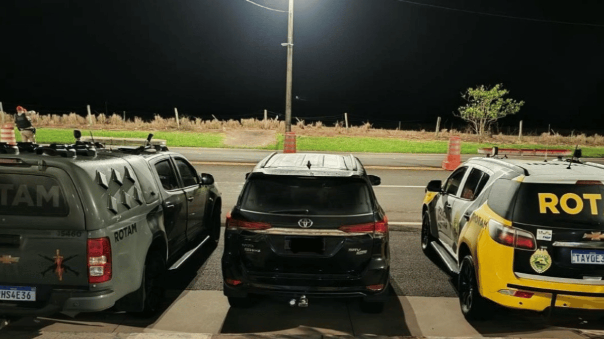 Hilux SW4 furtada em Umuarama é recuperada em Iporã