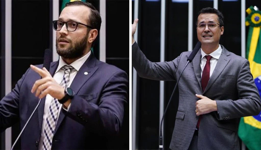 Filipe Barros e Deltan Dallagnol, eleitos ao Senado pelo Paraná